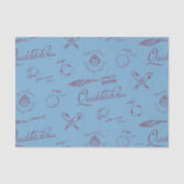 Vintage QUIDDITCH™ Schetspatroon Tissuepapier (Voorkant)