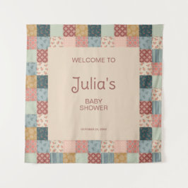 Vintage Quilt Baby Shower Tapijt Wandkleed