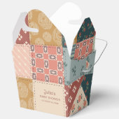 Vintage Quilt Favor Box Bedankdoosjes (Open)