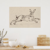 Vintage Rabbit Print (Keuken)