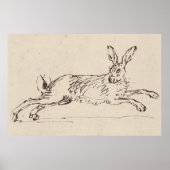 Vintage Rabbit Print (Voorkant)