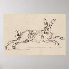 Vintage Rabbit Print