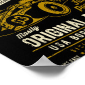 Vintage Race Car Design  Poster (Hoek)