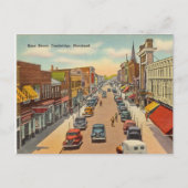 Vintage, Race Street, Cambridge, Maryland Briefkaart (Voorkant)