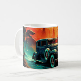 Vintage Racer Sunset T-shirt Koffiemok