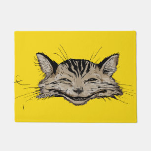 Vintage Rackham Cheshire Cat Art Deurmat
