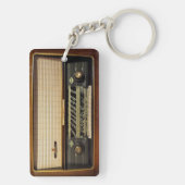 Vintage Radio Sleutelhanger (achterkant)