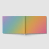 Vintage Rainbow Schaduw Gradient Blur Abstract Des Gastenboek (Volledig)