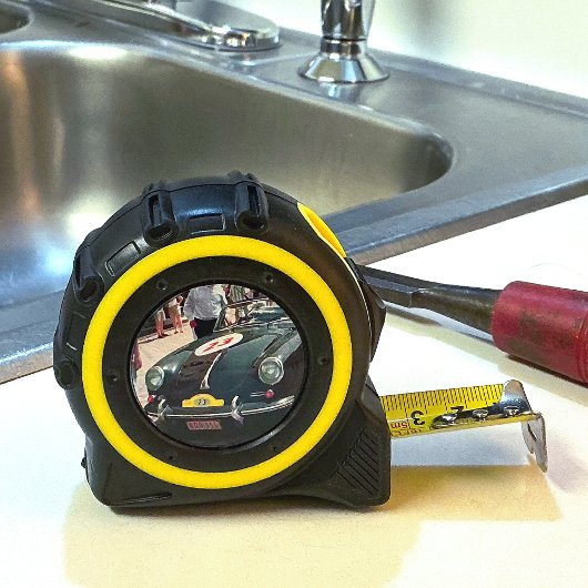 Vintage Rally Car Tape Measure Rolmaat