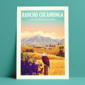 Vintage Rancho Cucamonga California Briefkaart