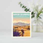 Vintage Rancho Cucamonga California Briefkaart (Staand voorkant)