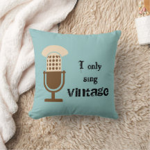 Vintage Rang een Katoenen Hoofdkussen 16x16