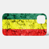 Vintage rasta Case-Mate iPhone case (Achterkant (horizontaal))