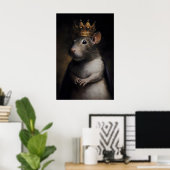 Vintage Rat King Poster, Kunstposterprint, Thuis Poster (Thuiskantoor)