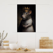 Vintage Rat King Poster, Kunstposterprint, Thuis Poster (Keuken)
