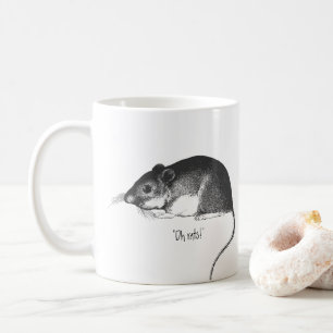 vintage rat koffiemok
