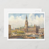 Vintage Rathaus Hamburg Germany Briefkaart (Voorkant / Achterkant)