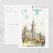 Vintage Rathaus in Munich/Munchen, Germany Briefkaart (Voorkant / Achterkant)