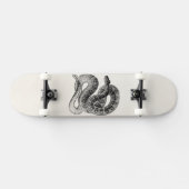 Vintage Rattlesnake Reptile Snake Sjabloon Skateboard (Horizontaal)