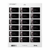 Vintage Raven Theatrical Etiket (Full Sheet)