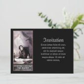 Vintage Raven Theatrical Kaart (Staand voorkant)