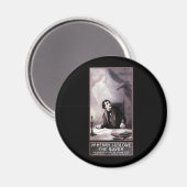 Vintage Raven Theatrical Magneet (Voorkant / Achterkant)