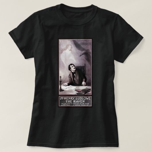 Vintage Raven Theatrical T-shirt (Design voorkant)