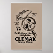 Vintage Razor Poster (Voorkant)