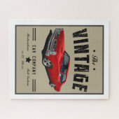 Vintage Red American GTO Legpuzzel (Horizontaal)