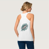 Vintage Red de Haaien Tanktop (Volledige Achterkant)