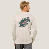 Vintage Red de Haaien Tri-Blend Shirt (Achterkant)