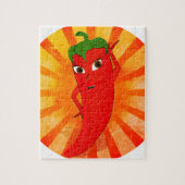 Vintage Red Pepper Superstar Legpuzzel (Verticaal)