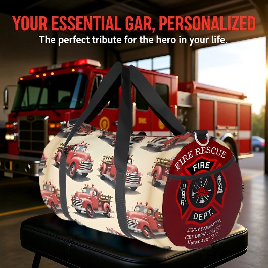 Vintage Red Pickup Trucks Personalized Plunjezak