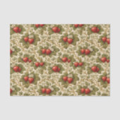 Vintage Red Strawberries Tissuepapier (Voorkant)