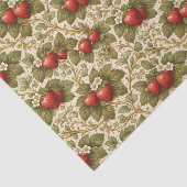 Vintage Red Strawberries Tissuepapier (Detail)