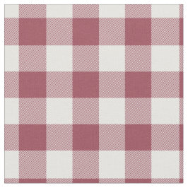 Vintage Red & White Plaid Gingham Stof