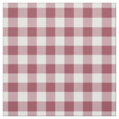 Vintage Red & White Plaid Gingham Stof (Swatch)