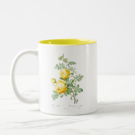 VINTAGE REDOUTÉ "YELLOW ROSE" MOK (Links)