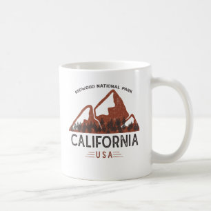 Vintage Redwood National Park California Coffee Mu Koffiemok