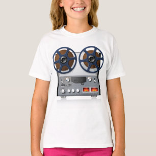 Vintage Reel-to-Reel Bandrecorder Audiophile T-shirt