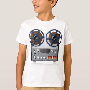 Vintage Reel-to-Reel Cassetterecorder Audiophile T-shirt