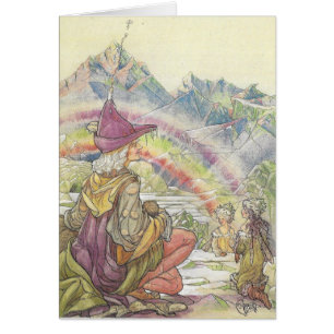 Vintage - Regenbogen en regenboog,