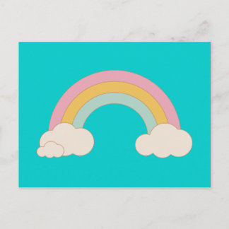 Vintage Regenboog Briefkaart