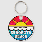 Vintage Rehoboth Beach, DELAWARE Keychain (Voorkant)