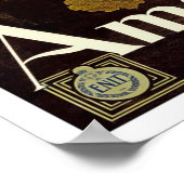 Vintage-reis, Amalfi Poster (Hoek)