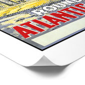 Vintage-reis, Atlantische lijn Poster (Hoek)