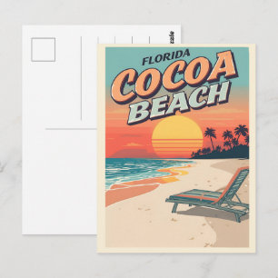Vintage Reis Cocoa Beach Florida Westgate Cadeaus Briefkaart