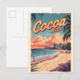 Vintage Reis Cocoa Beach Florida Westgate Cadeaus Briefkaart