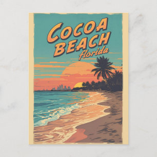 Vintage Reis Cocoa Beach Florida Westgate Cadeaus Briefkaart