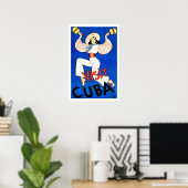 Vintage-reis, Cuba Poster (Thuiskantoor)